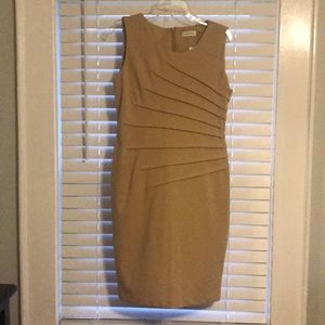 Camel Calvin Klein Dress